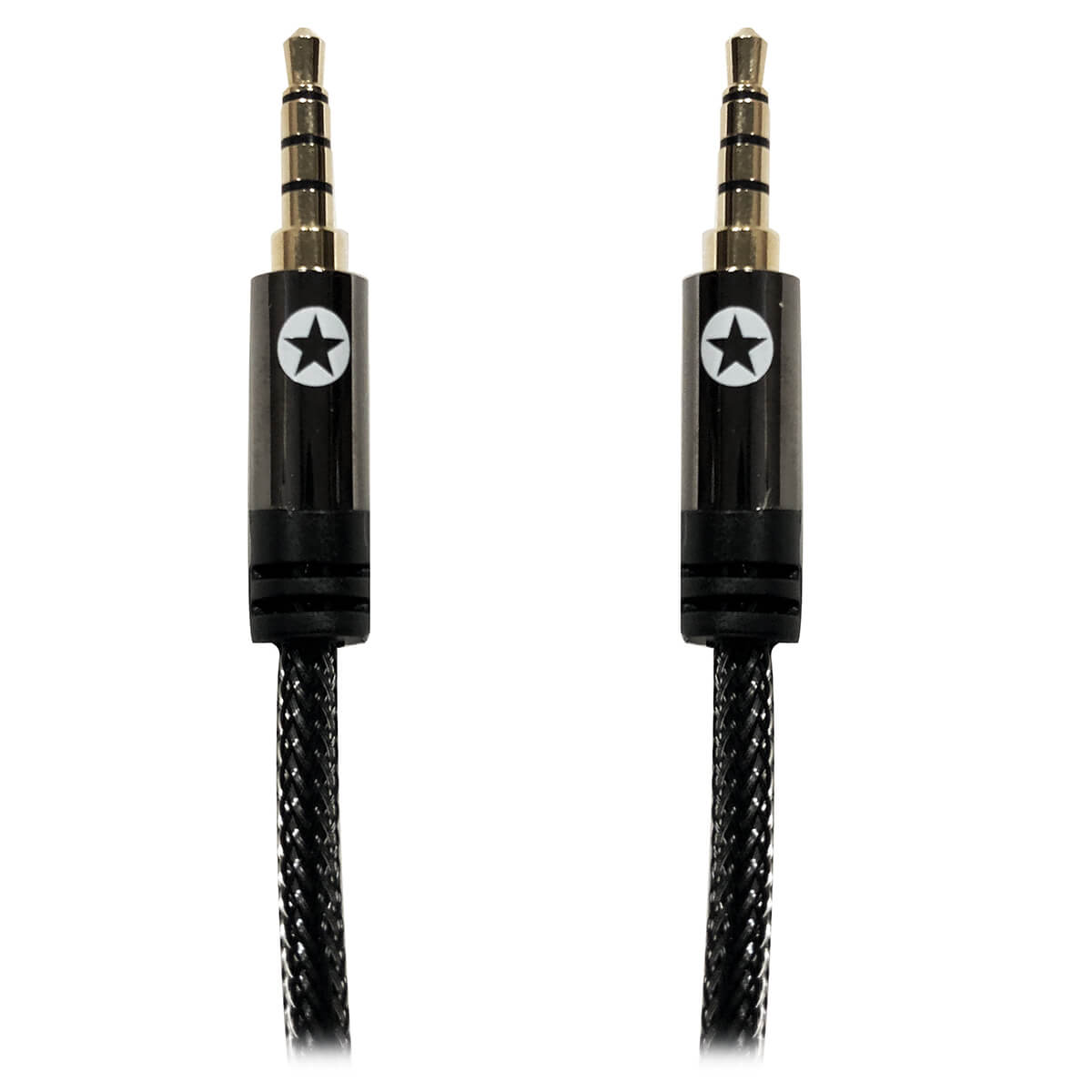 Câble Y Audio Stéréo 3,5 Mm Power Star - 1 Jack Mâle Vers 2 Prises Femelles - Noir