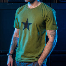 Load image into Gallery viewer, Blackstar T-Shirt - Khaki Star T-Shirt