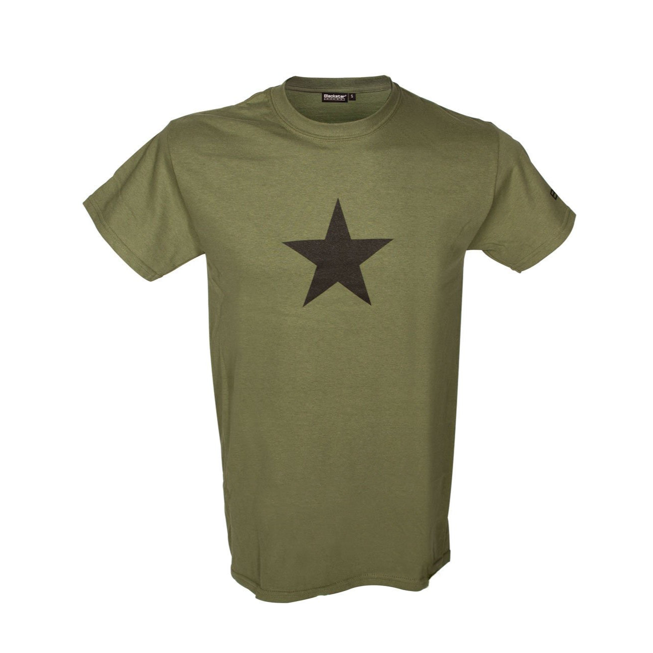 original Blackstar khaki short sleeved t-shit front