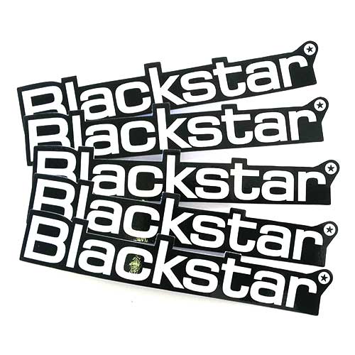 Packs of 5 Blackstar logo stickers